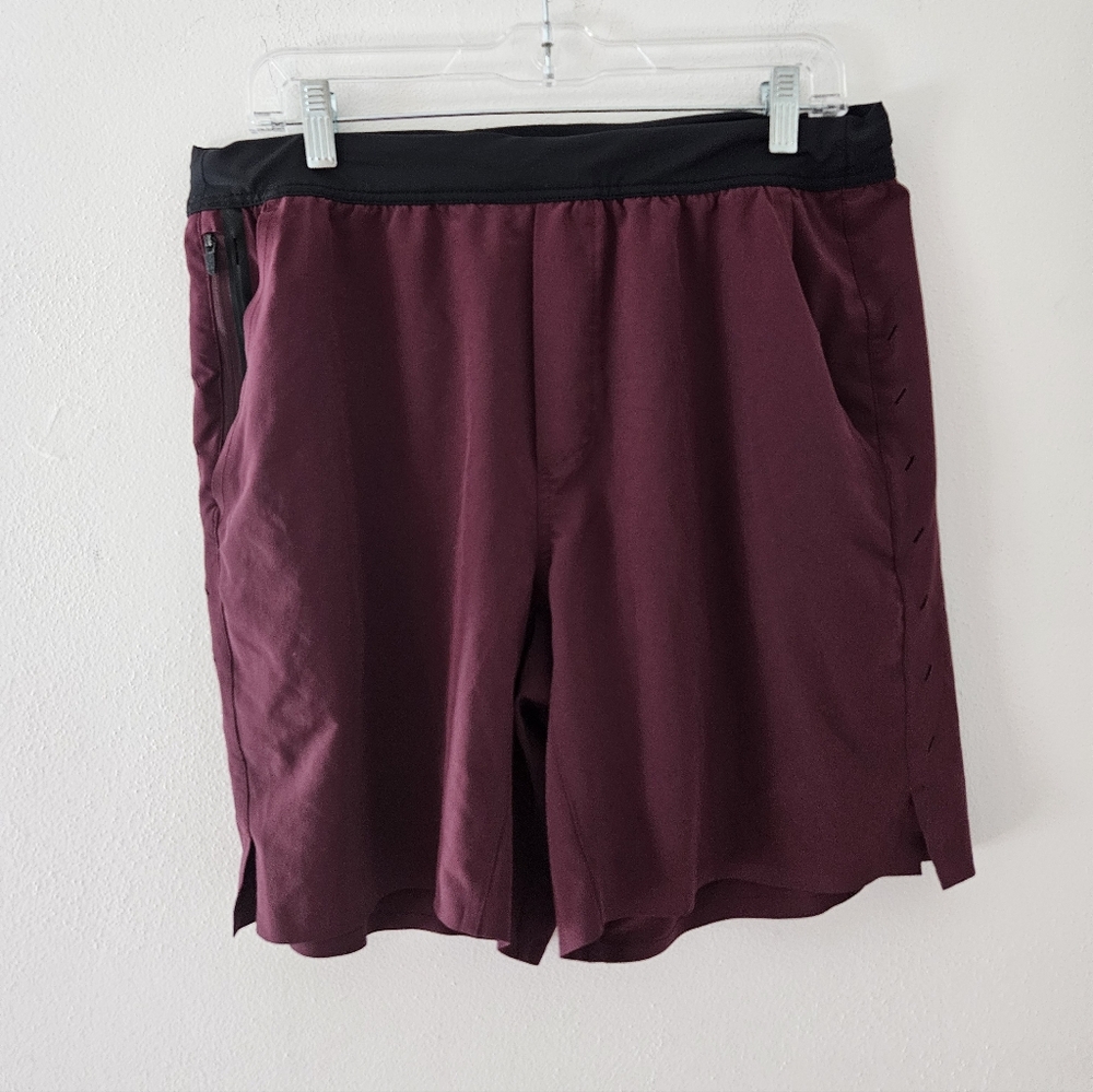 Men's Ten Thousand Interval Short 7" In Maroon